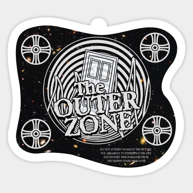 The Outer Zone Sticker by Mansemat